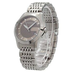 GUCCI G Timeless 126.5 Quartz Date Silver Dial Women Watch 90285301